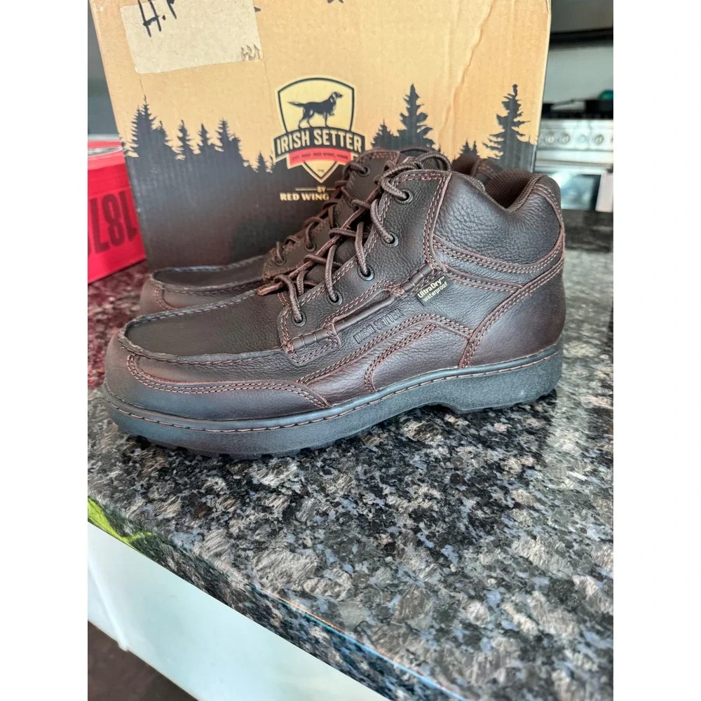 Irish Setter Countrysider Mens Chukka Boots Brown Waterproof Leather A3835 Sz 11